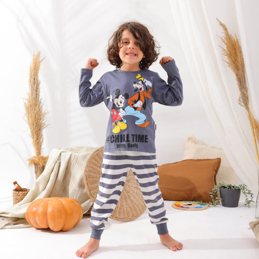 Boys’ Autumn Pajama Set – Mickey – 10821