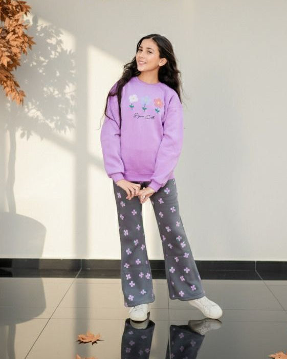 Girls' Winter Set - Lilac - 10841