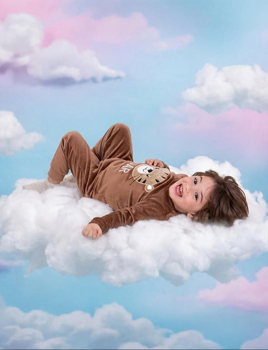 Boys' Pjs - Brown Lion - 10839