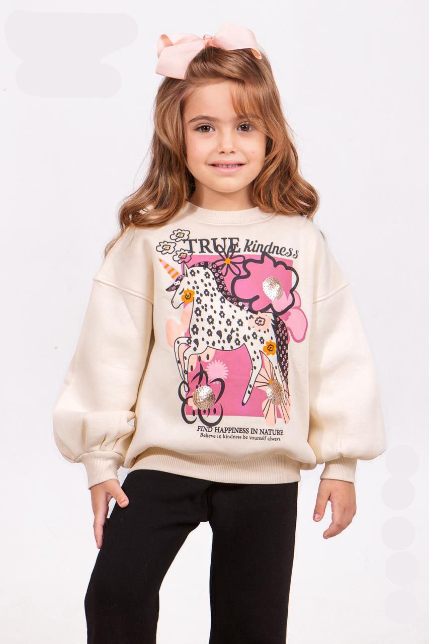 Girls' Winter Set - Sequin Unicorn - 10842