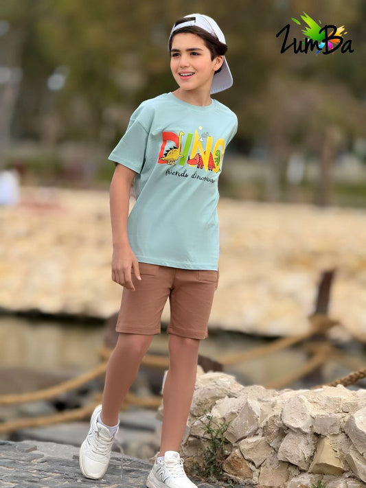 Boys’ Dino Summer Set – Short Sleeve – 799
