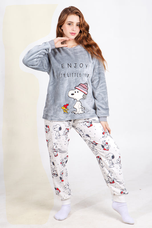 Girls’ Polar Pajama – Snoopy – 0010824