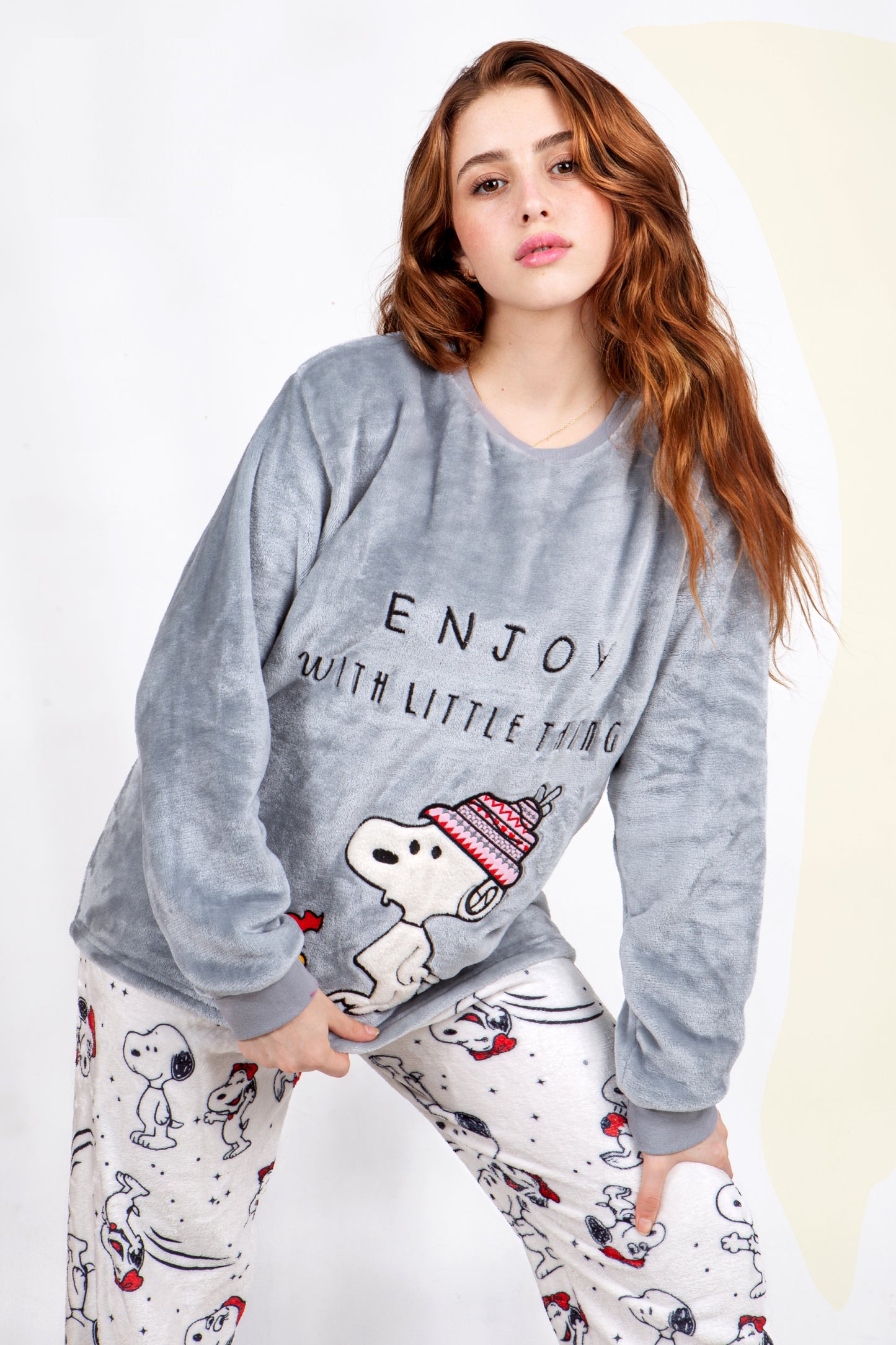 Girls’ Polar Pajama – Snoopy – 0010824