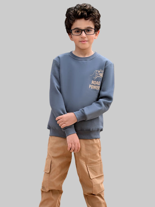 Boys’ Sweatshirt & Pants Winter Set – Dino Roar Power – 10848