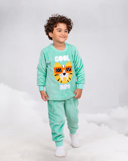 Boys’ Polar Pajama – Tiger – 0010825