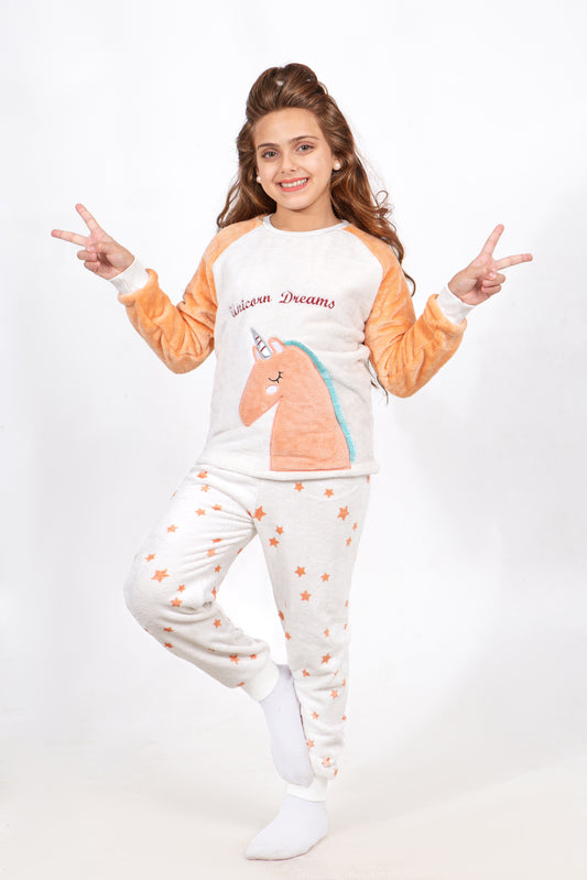 Girls' Polar Pajama – Unicorn Dreams – 10828