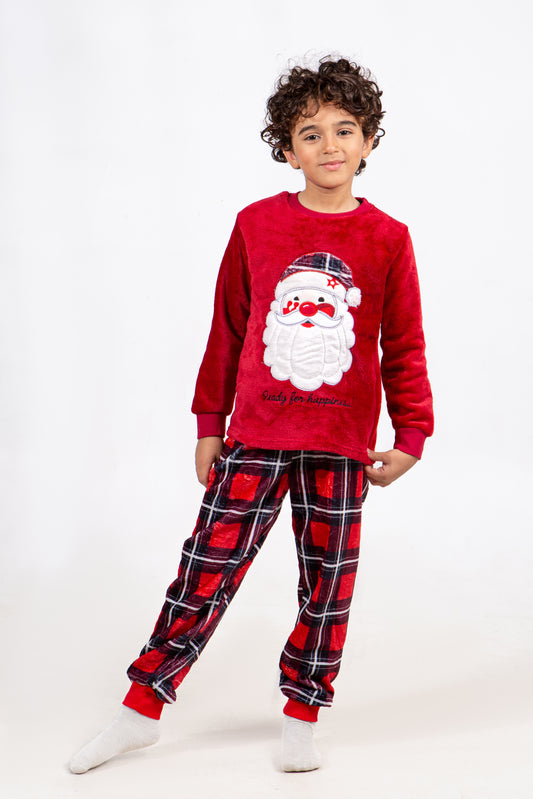Kids' Christmas Polar Pajama – Santa Claus Red – 10835