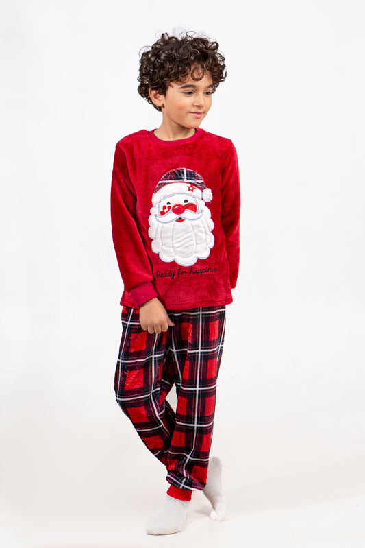 Kids' Christmas Polar Pajama – Santa Claus Red – 10835