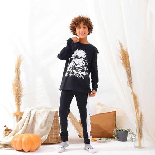 Boys’ Autumn Pajama Set – Satoru – 10820