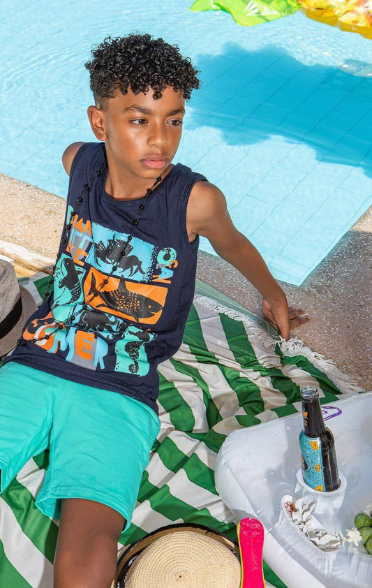 Boys’ Summer Set – Navy – 10675