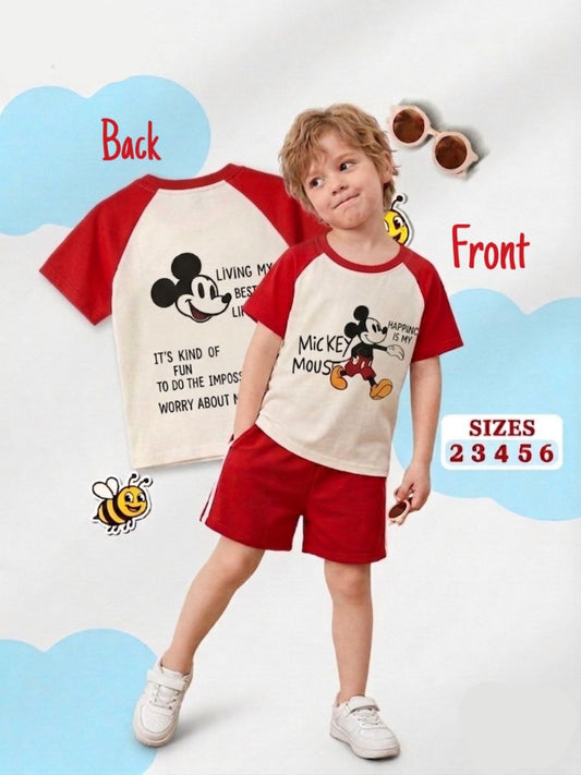 Boys’ Summer Set – Red Mickey – 10859