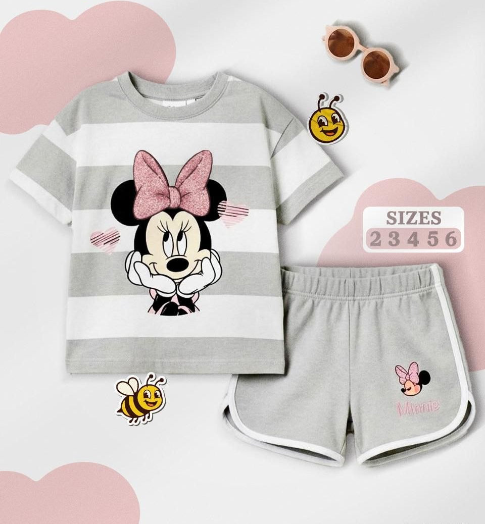 Girls’ Summer Set – Gray Minnie – 10859