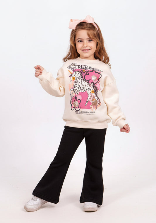 Girls' Winter Set - Sequin Unicorn - 10842