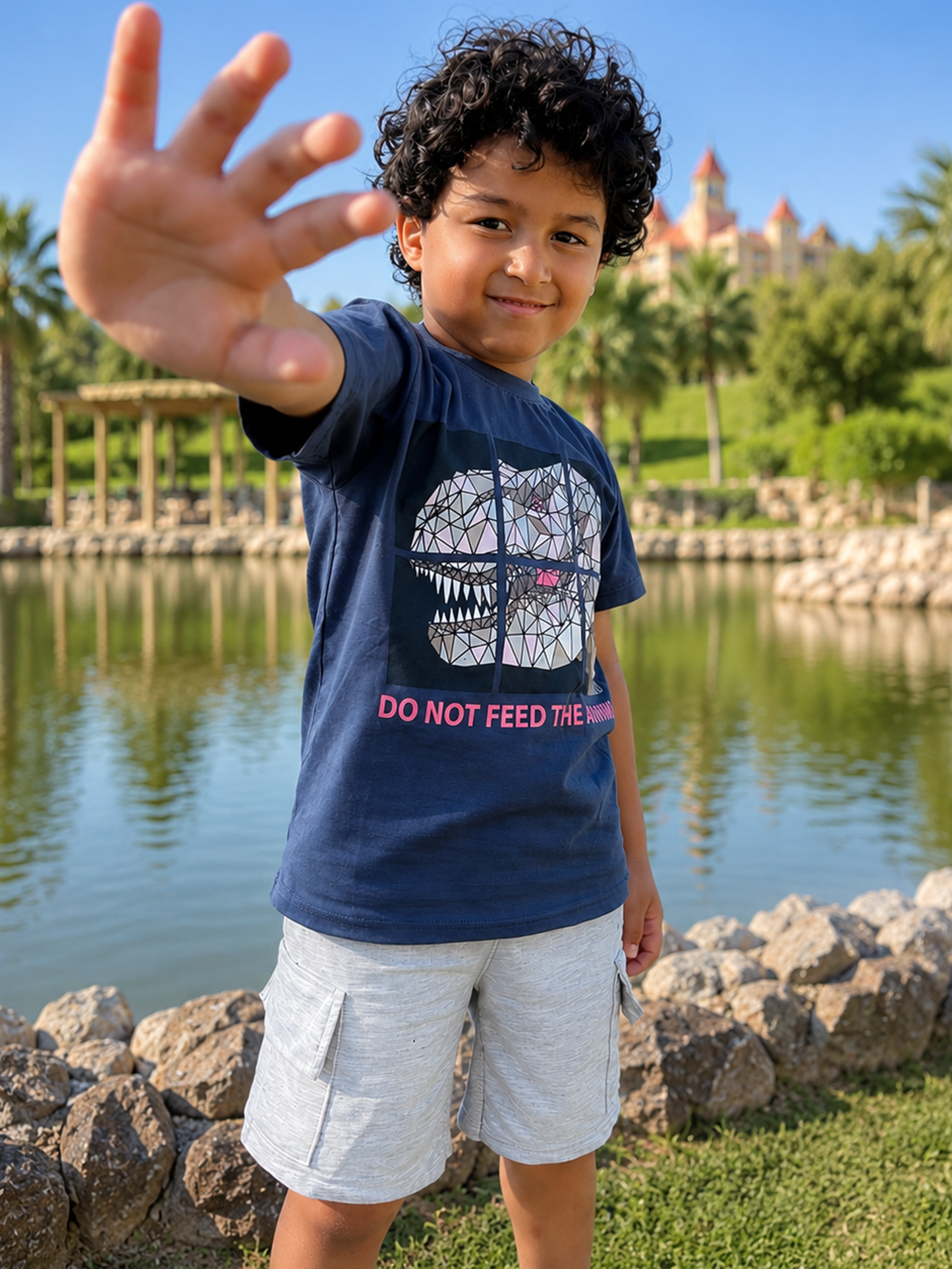 Boys’ Summer Set – Gray Dino – 10861