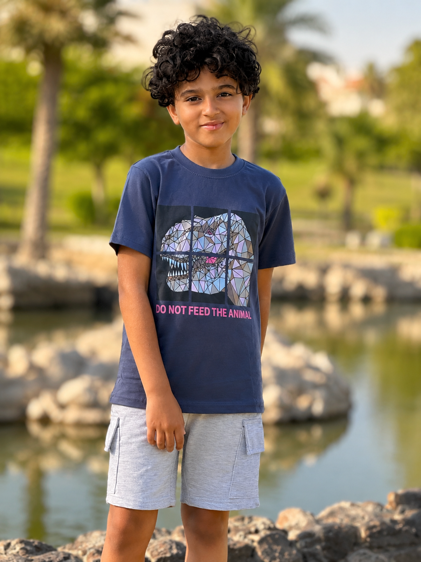 Boys’ Summer Set – Gray Dino – 10861