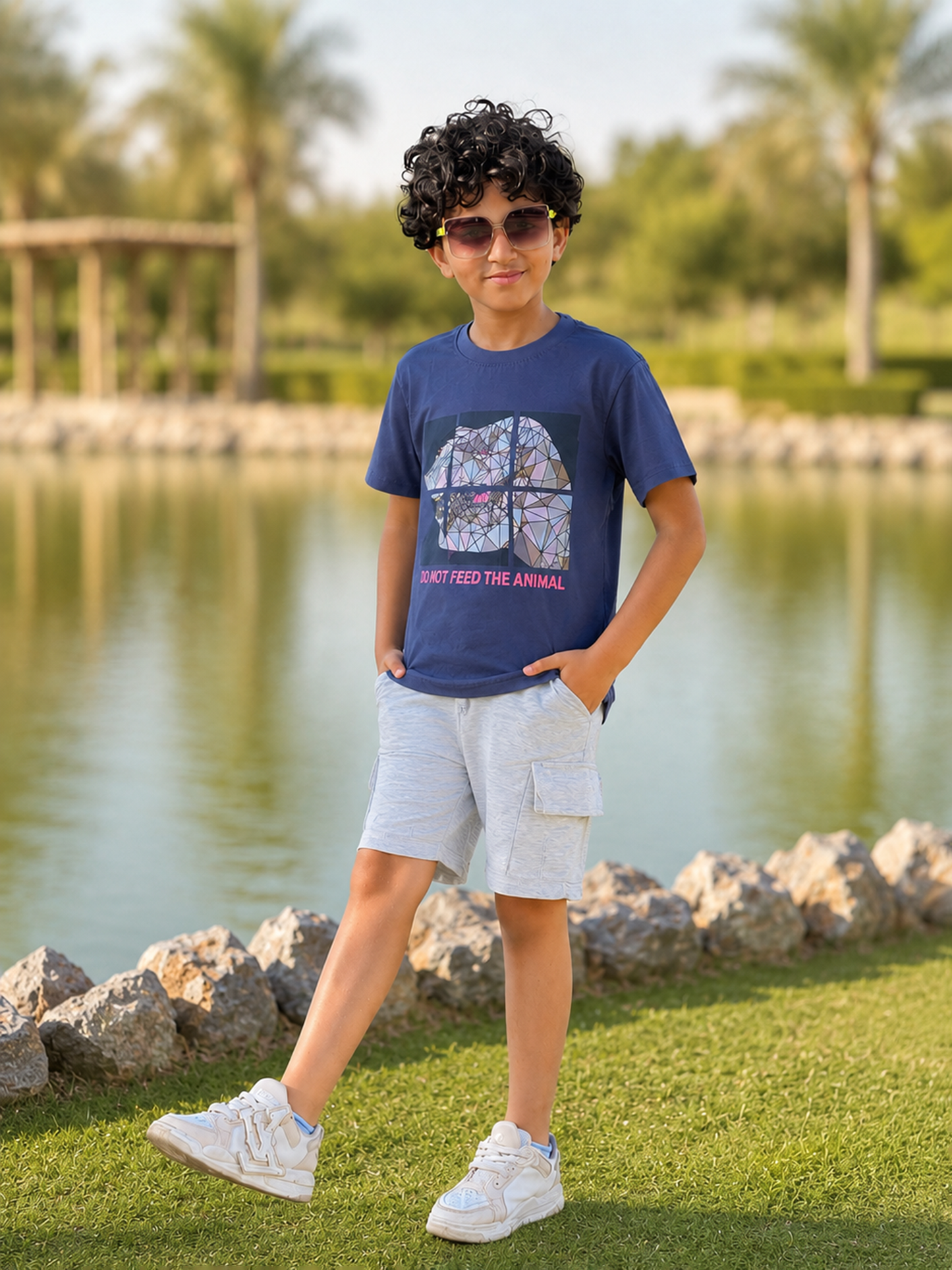 Boys’ Summer Set – Gray Dino – 10861