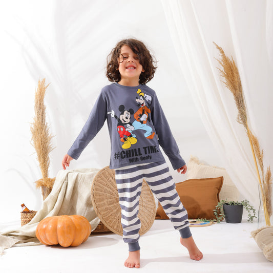 Boys’ Autumn Pajama Set – Mickey – 10821