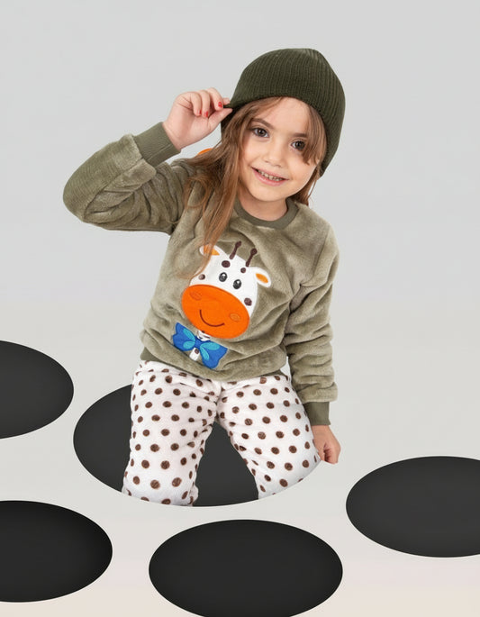 Kids’ Polar Pajama – Giraffe – 10837