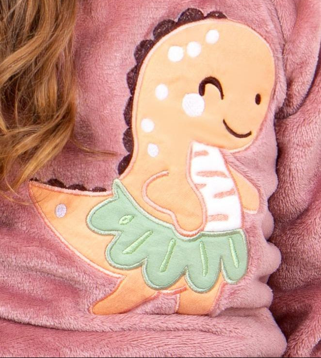 Girls’ Polar Pajama – Dinosaur – 10837