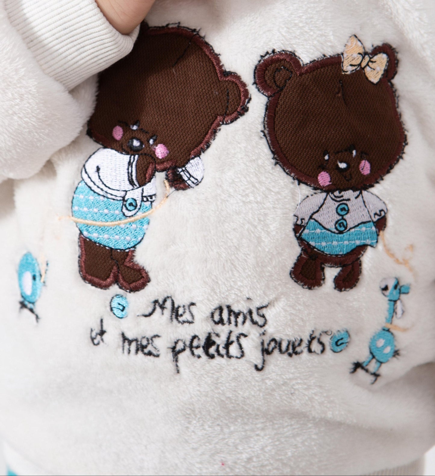 Kids’ Polar Pajama – Teddy Bears – 10837