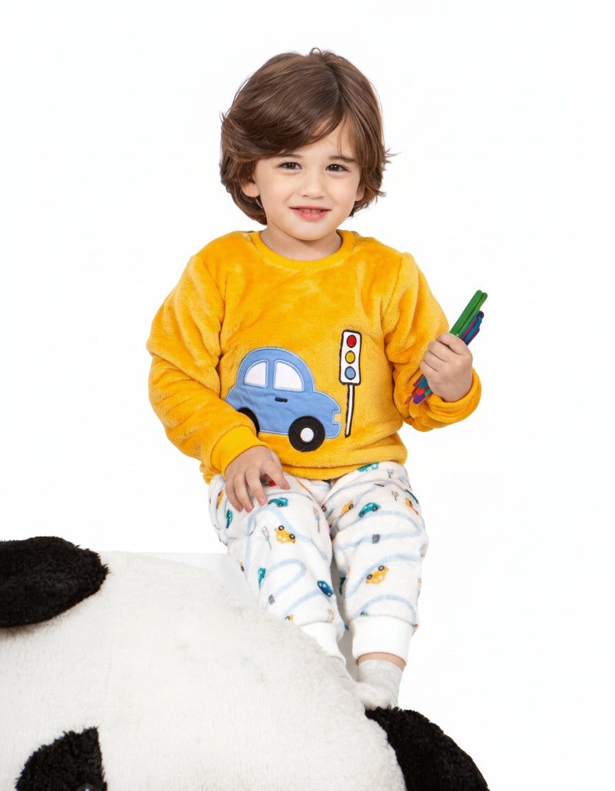 Boys’ Polar Pajama – Car – 10837