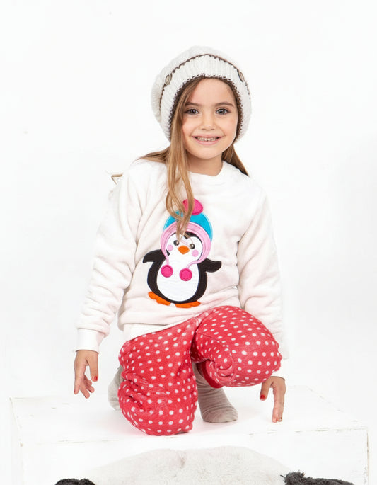 Girls’ Polar Pajama – Penguin – 10837