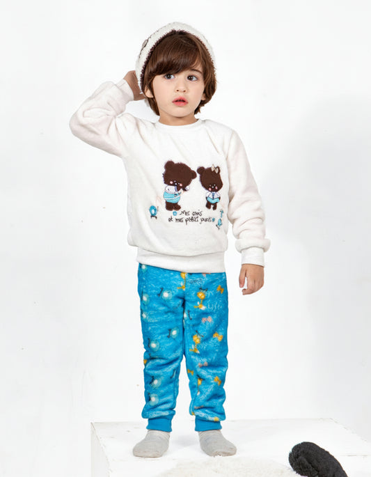 Kids’ Polar Pajama – Teddy Bears – 10837
