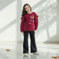 Girls' Winter Set - Burgundy - 10841