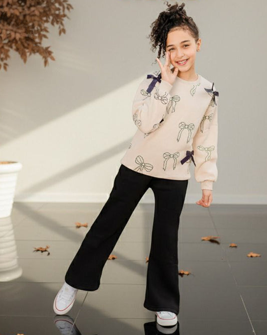 Girls' Winter Set - Bows - 10841