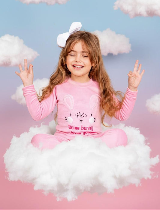 Girls' Pjs - Pink Bunny - 10839
