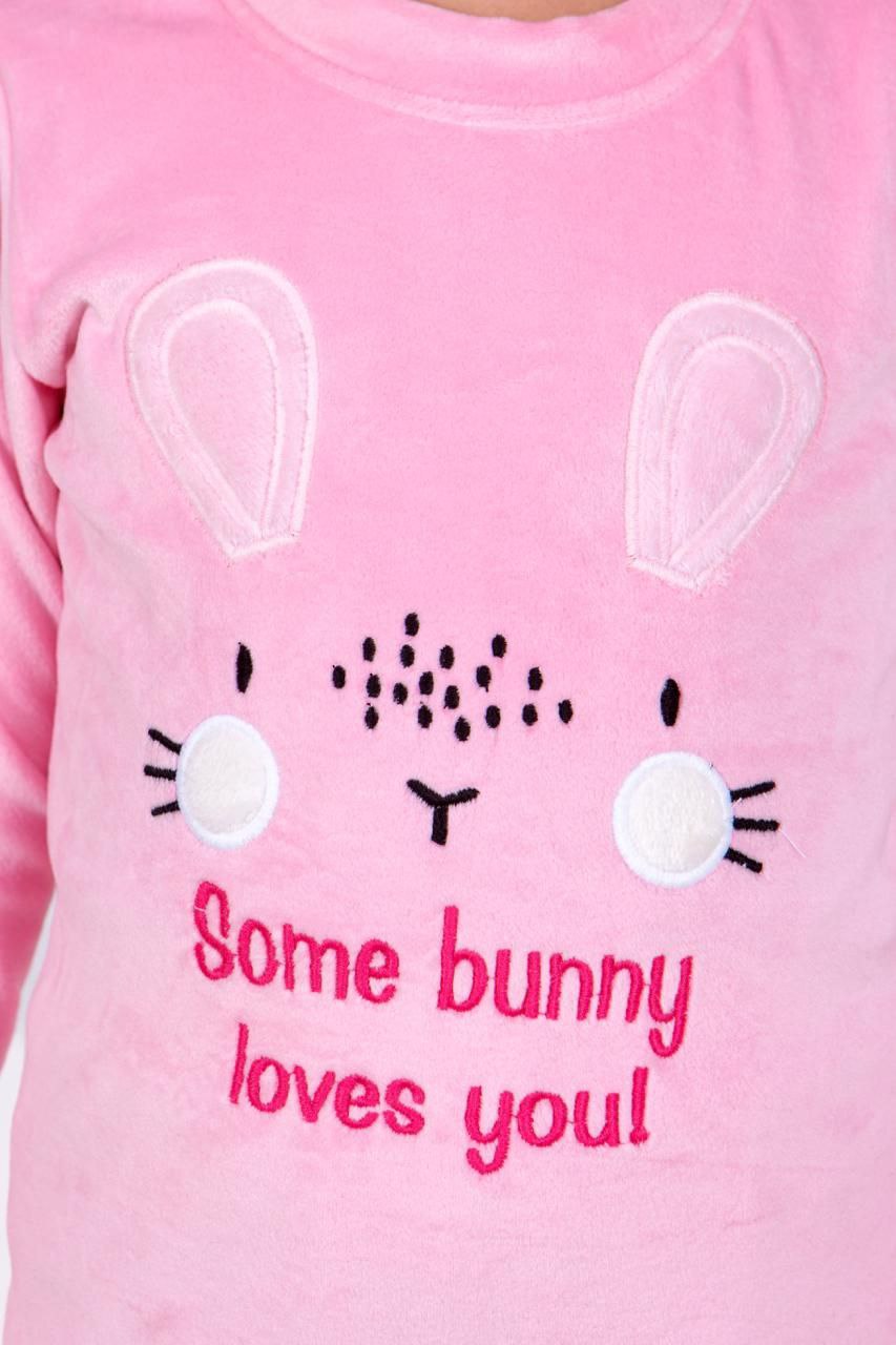 Girls' Pjs - Pink Bunny - 10839