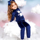 Girls' Pjs - Navy Swan - 10839