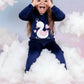 Girls' Pjs - Navy Swan - 10839
