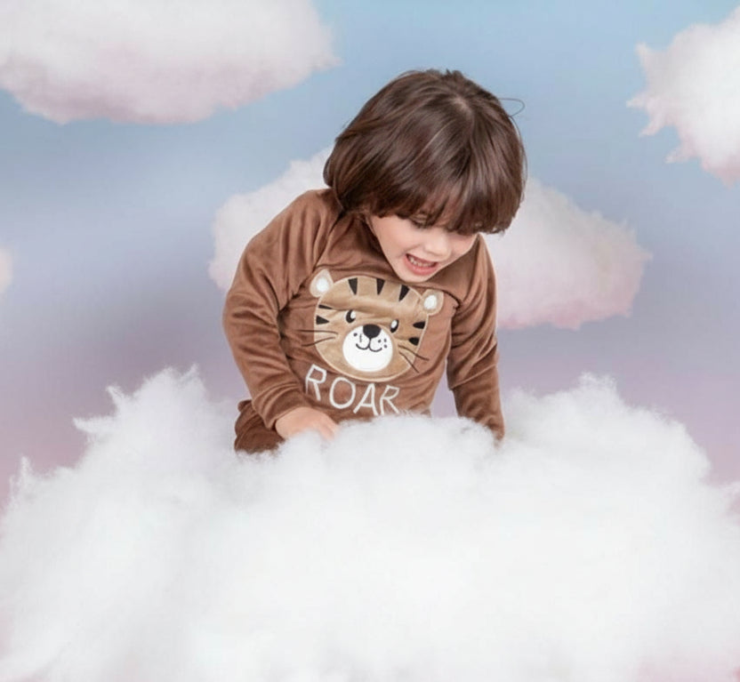 Boys' Pjs - Brown Lion - 10839