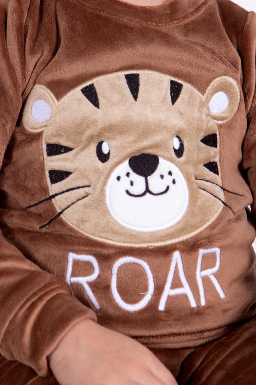 Boys' Pjs - Brown Lion - 10839
