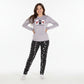 Girls' Soft Fleece Pjs - Gray - 10843