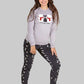 Girls' Soft Fleece Pjs - Gray - 10843