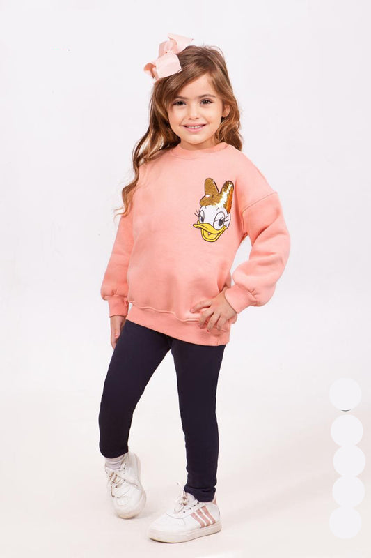 Girls' Winter Set - Sequin Duck - 10842