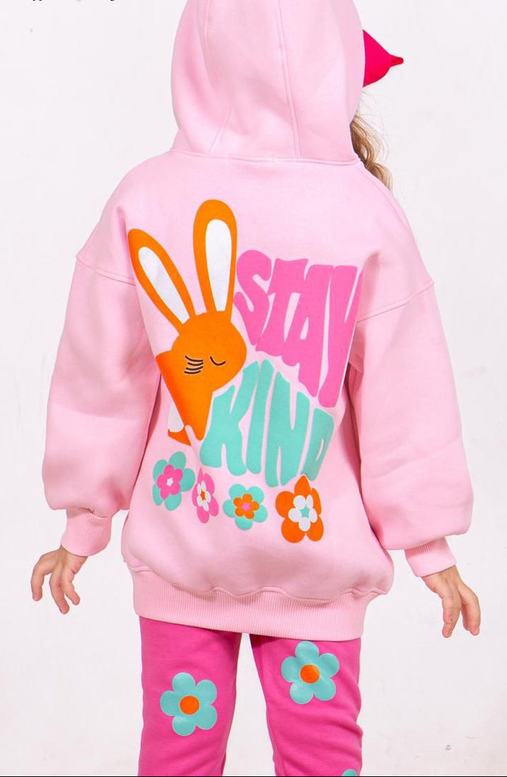 Girls' Winter Set - Hoodie - Unicorn - 10842