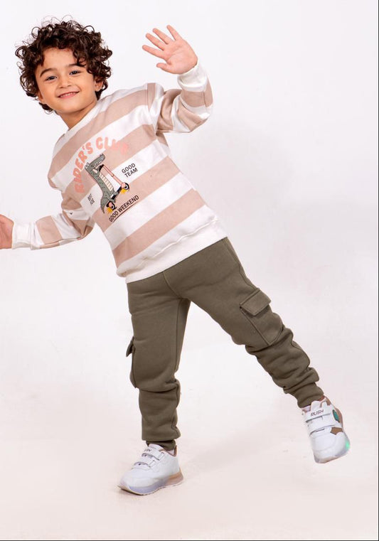 Boys' Winter Set - Striped crocodile - 10842