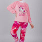 Women’s Polar Pajamas – Born to Sparkle Pink Unicorn  – 10754