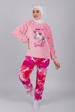 Women’s Polar Pajamas – Born to Sparkle Pink Unicorn  – 10754