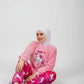 Women’s Polar Pajamas – Born to Sparkle Pink Unicorn  – 10754