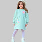 Girls’ long sleeves Dress – Flowers – 10840