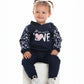 Girls’ Winter Hoodie Set – Navy – 10763