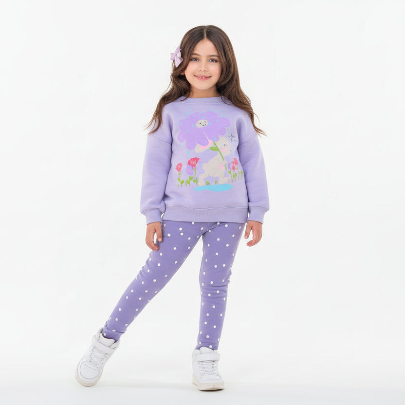 Girls' Winter Set - Lavender - 10844
