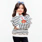 Girls' Winter Set - Striped - Ruffle - 10844