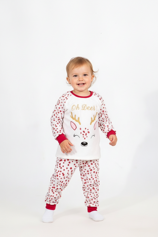 Kids' Christmas Polar Pajama – Oh Deer Reindeer – 10835