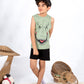 Boys’ Summer Pajama – Sleeveless – Dino – 10857