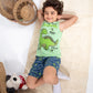 Boys’ Summer Pajama – Sleeveless – Dino – 10856